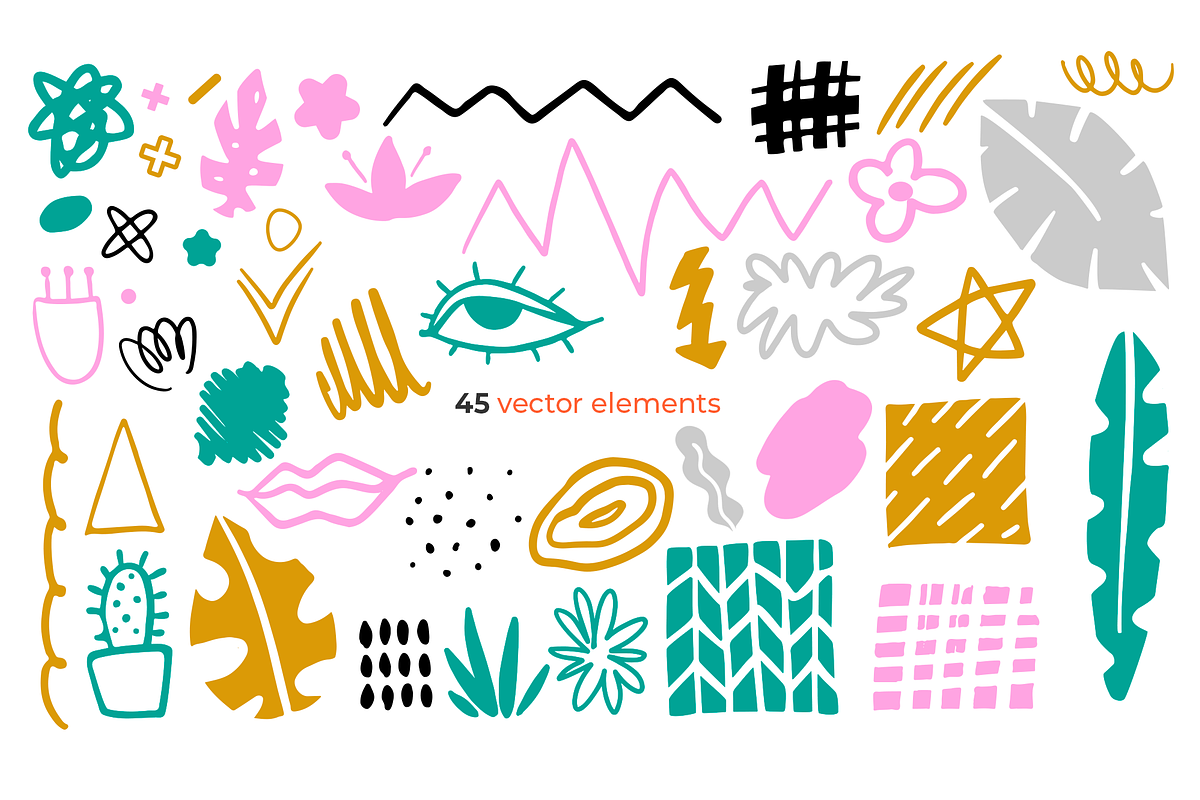 Female characters (drawn flat style), an Object Graphic by PixelAesthetic (Photo 2 of 6)