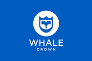 Whale Crown Logo Design, a Branding & Logo Template by Buqancreative (Thumbnail 1 of 4)