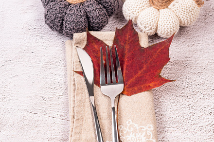 Autumn dinner concept, free space for text, a Food & Drink Photo by vimart