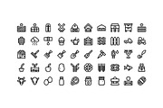 50 Agriculture Icons, an Outline Icon by Side Project (Thumbnail 2 of 7)