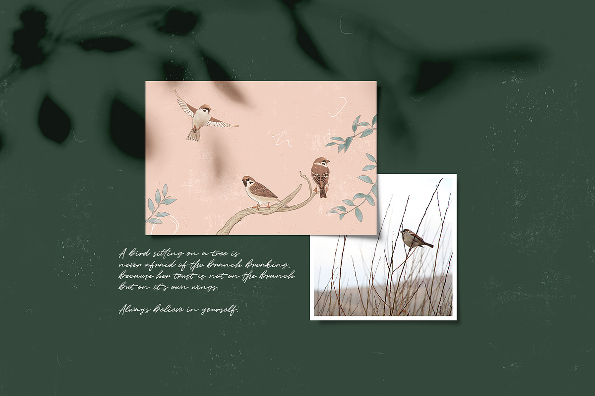 Rustic Tropical Leaves Collection, an Illustration by imajineko (Photo 13 of 13)