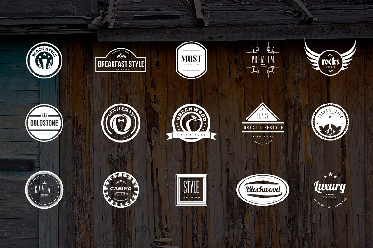 Vintage Logos Labels & Badges, a Branding & Logo Template by Design District (Photo 76 of 76)