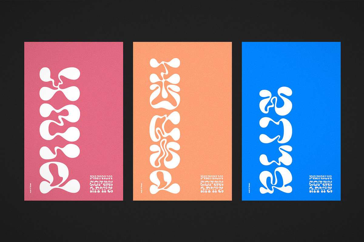 Deep Dope - Psychedelic Liquid Font, a Font by creativemedialab (Photo 7 of 10)