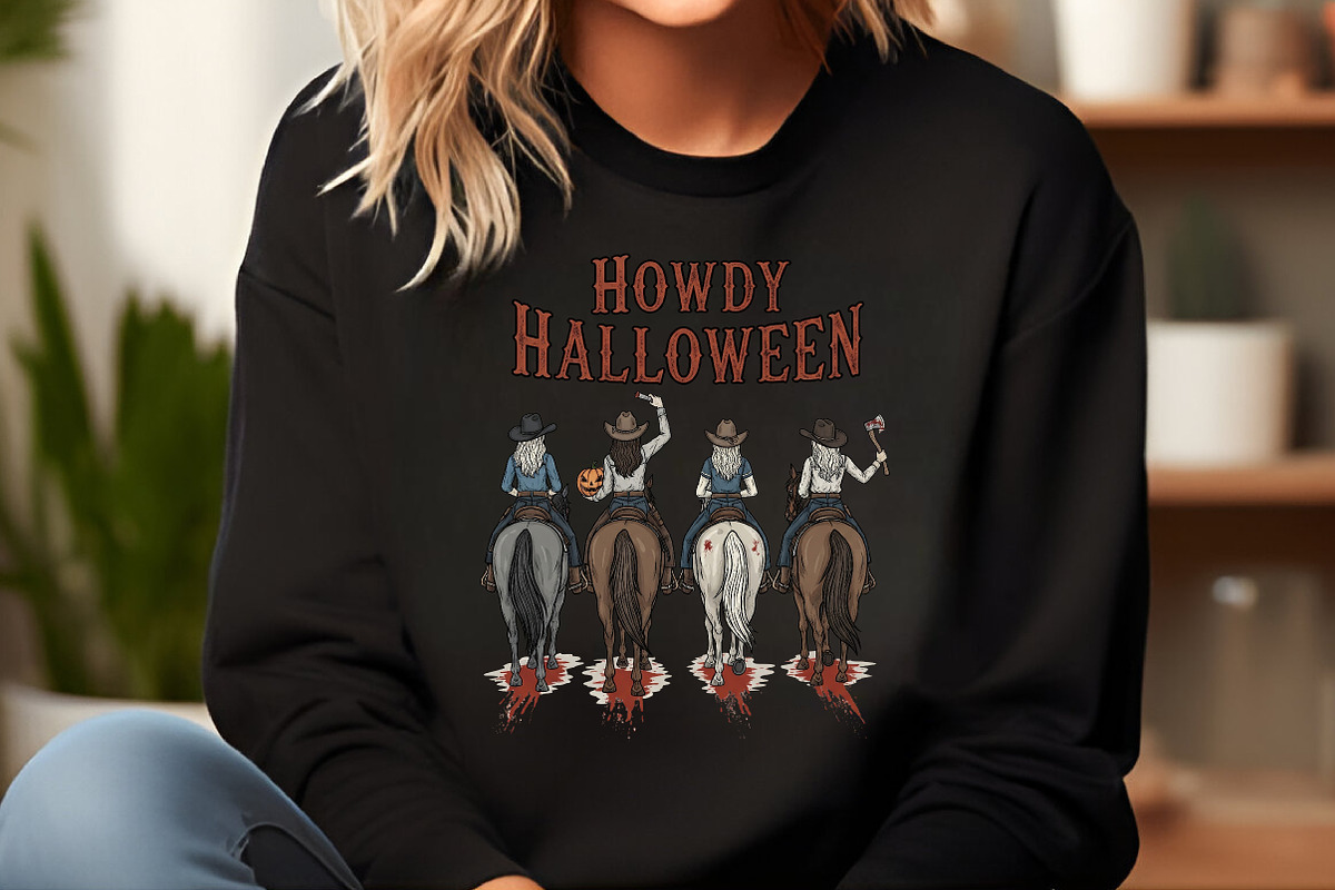 Howdy Halloween Sublimation PNG, an Illustration by Rose Art (Photo 2 of 5)