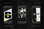 ATHLETICO 2- BALLER INSTAGRAM KIT, a Social Media Template by GOAT Design Co. (Thumbnail 5 of 13)