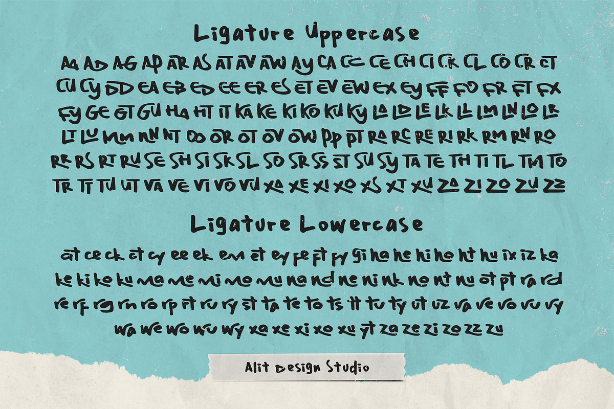 Pineapple Shadow Typeface, a Handwritten Font by alit design (Photo 9 of 15)