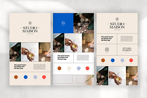 Brand Style Guide Sheets