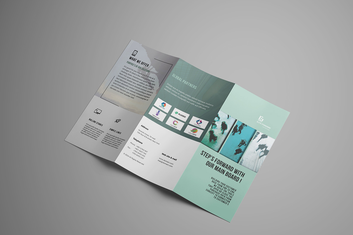 Trifold brochure, a Brochure Template by Elite_Standard (Photo 3 of 5)