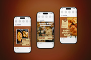 Bakery Shop Social Media Post Pack, a Flyer Template by The Good Store (Thumbnail 4 of 4)