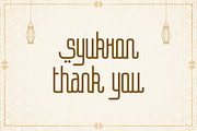 Amal Baik - Arabic Font Style, a Script Font by Typefactoryco (Thumbnail 9 of 9)