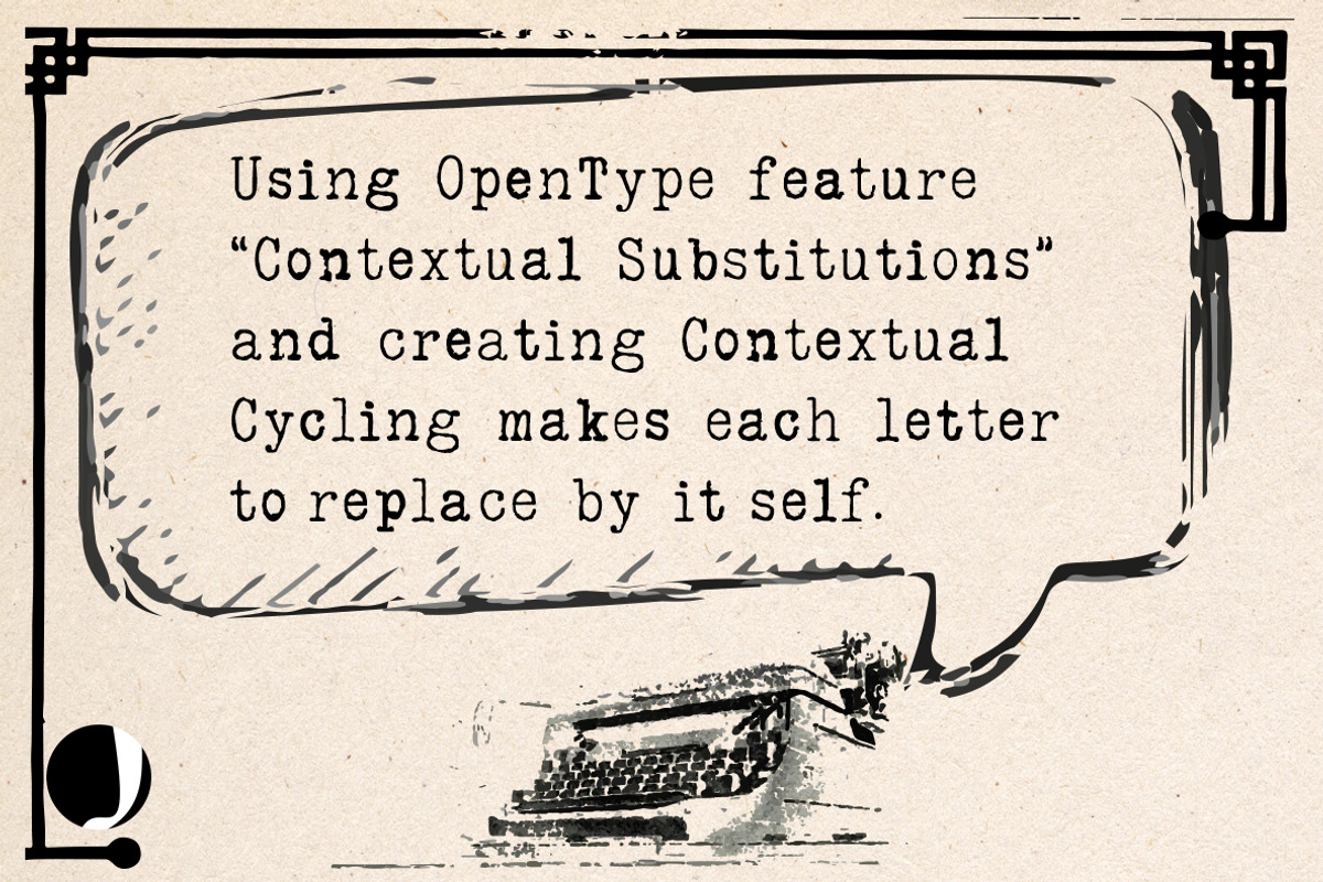 typrighter-Amazing Typewriter Font, a Serif Font by Jadugar Design Studio (Photo 3 of 9)