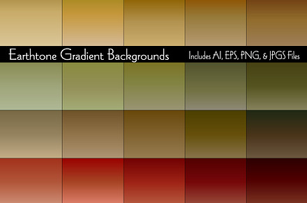 Earthtone Gradient Backgrounds, a Background Graphic by Melissa Held Designs