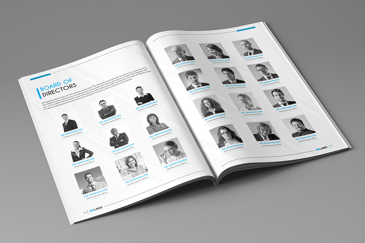 Clean Corporate Annual Report_V1, a Brochure Template by Layout Design (Photo 5 of 5)