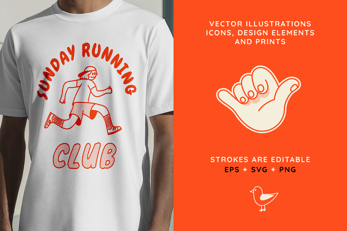 Surf & Sport Vector Illustrations, an Object Graphic by venimo (Photo 2 of 15)