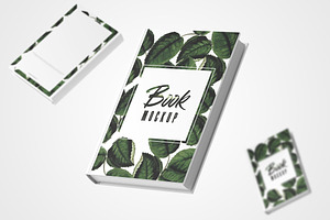 Book Mockup, a Print Template by UnicDesign