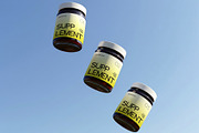 Floating Supplement Jar Mockup, a Packaging Mockup by graphypix (Thumbnail 1 of 4)