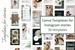 30 Canva Instagram Templates stories