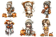 Pumpkin Spice Fall Clipart, an Illustration by Daily.Designs (Thumbnail 5 of 5)