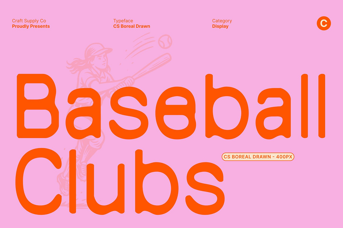 CS Boreal Drawn, a Sans Serif Font by Craft Supply Co. (Photo 2 of 8)