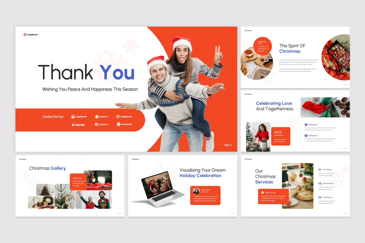 Winter And Christmas Theme Keynote, a Presentation Template by Antstheme (Photo 2 of 2)