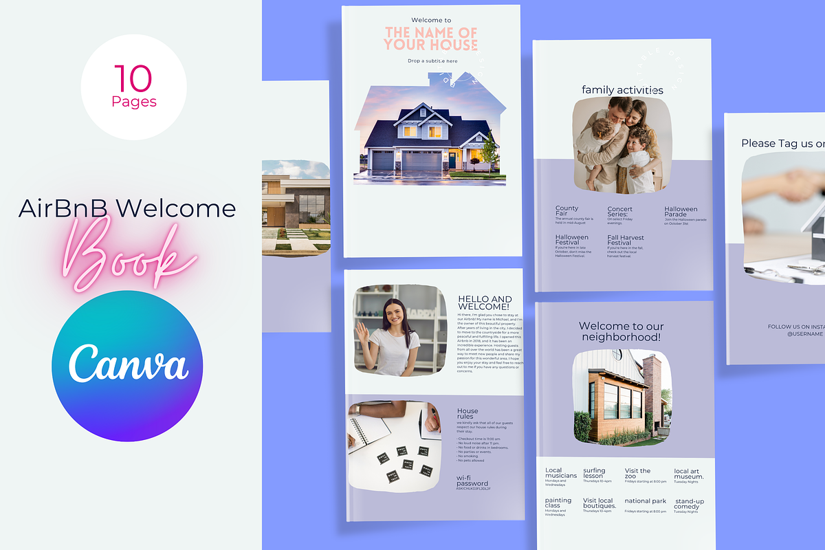 Airbnb host: Airbnb Welcome Book, a Branding & Logo Template by Iampaulrose (Photo 1 of 3)