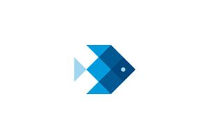 Pixel Fish Logo