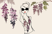 Fashion Clip art - Floral watercolor, a Food Illustration by amyxbao (Thumbnail 2 of 6)
