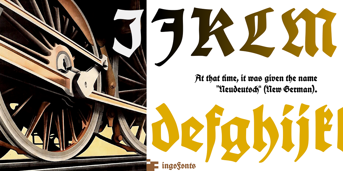 Koch Schrift, a Blackletter Font by ingoFonts (Photo 4 of 10)