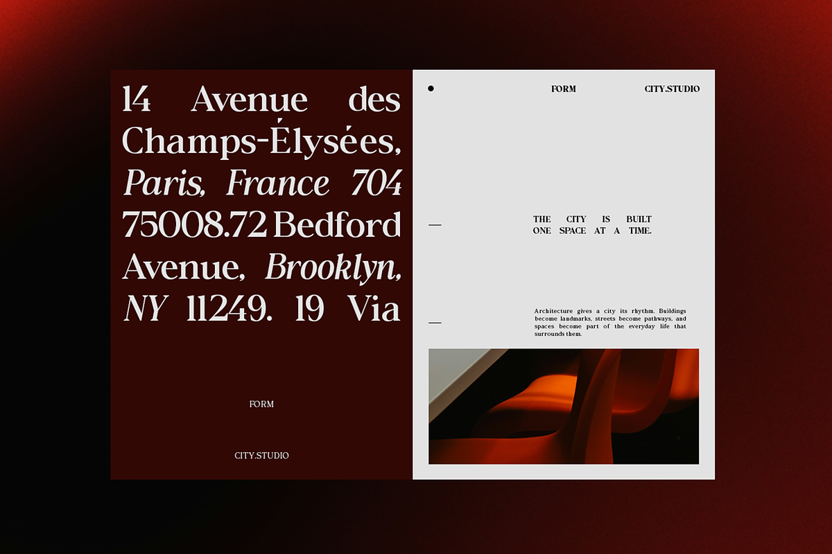Vioneta Sloane – Serif Font, a Serif Font by roomspace creative lab (Photo 2 of 14)