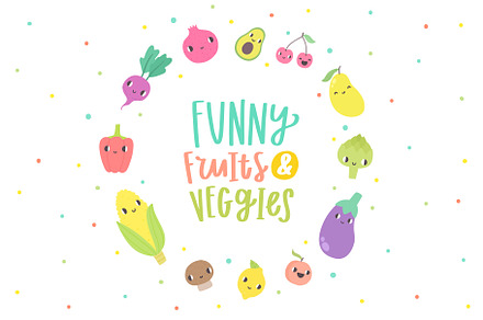 Funny fruits & veggies