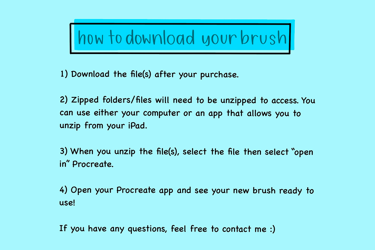 Vintage Procreate Monoline Brush, a Brush Add-On by Blue Strawberry Studio (Photo 5 of 6)