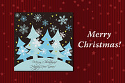 5 Christmas Backgrounds, an Illustration by Sunny Design (Thumbnail 5 of 5)
