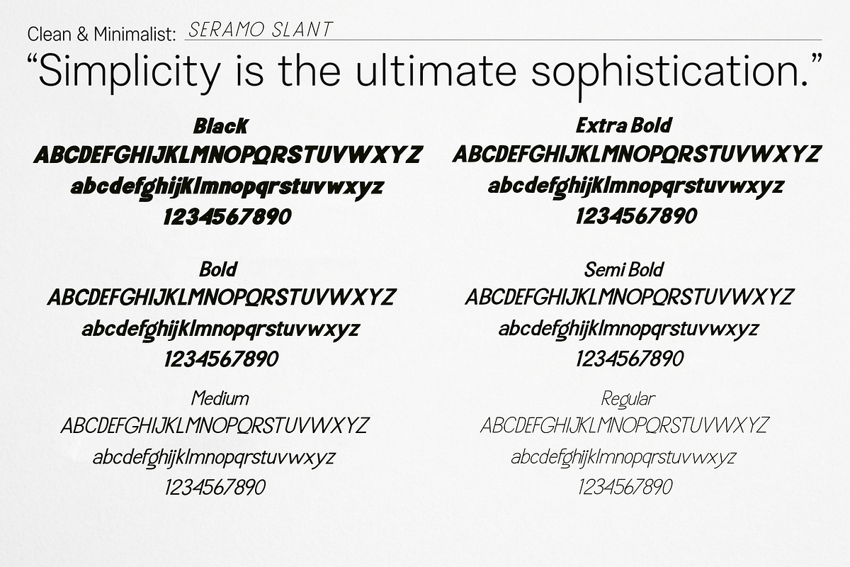 Seramo, a Sans Serif Font by Sulthan Studio (Photo 12 of 13)
