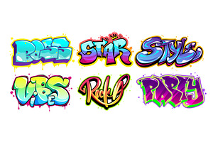 Graffiti cartoon lettering, an Illustration by art PVP - market