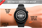 Modern Smart Wristwatch PSD, a Device Mockup by Bruno's Shop (Thumbnail 1 of 3)