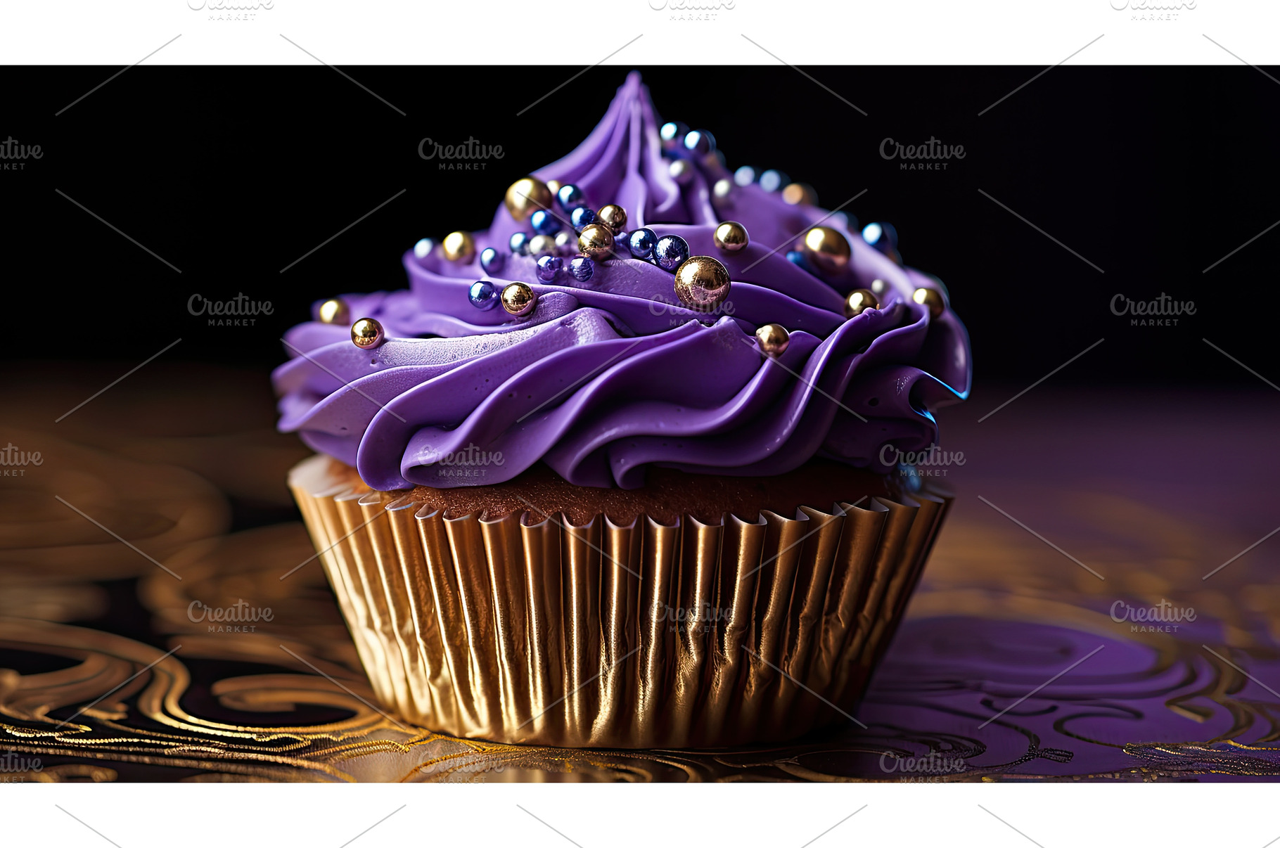 close purple foil ai generated, a Nature Photo by pikepicture