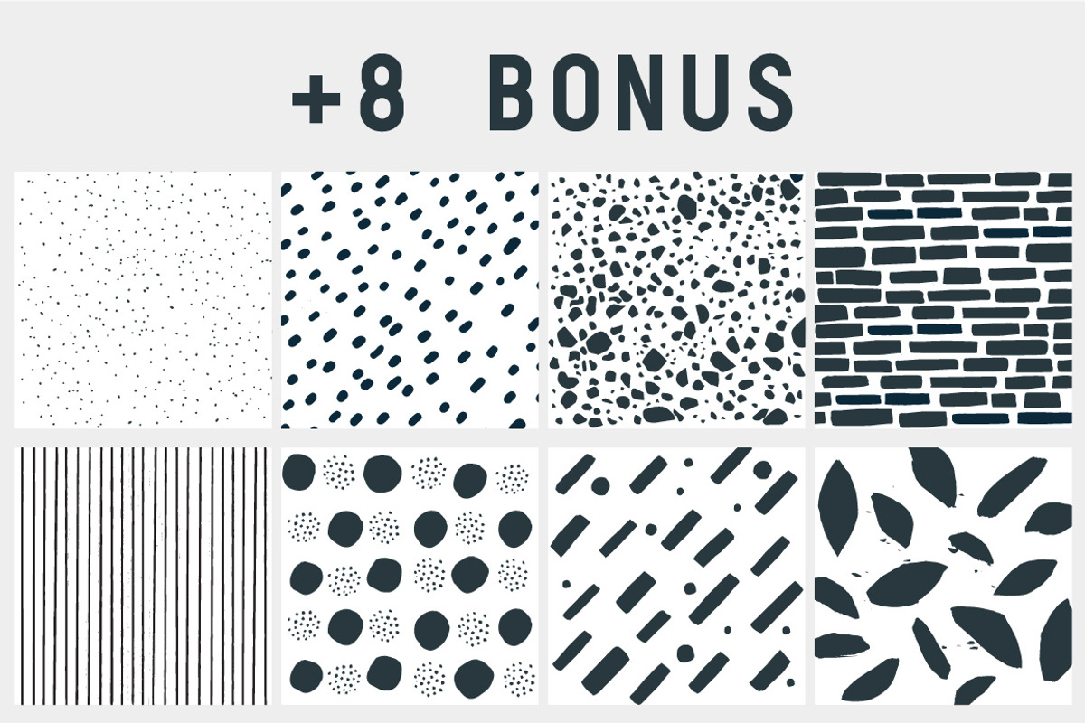 Painterly Pattern Pack, a Pattern Graphic by funderful (Photo 8 of 8)