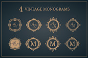 Wedding invitations with monograms, an Invitation Template by MARIA KOLYADINA (Thumbnail 3 of 3)