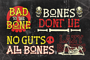 Gurl Bones - Spooky Bone Display, a Symbol Font by Artisan Themes (Thumbnail 10 of 11)