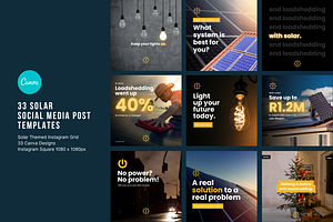 Solar Social Media Templates