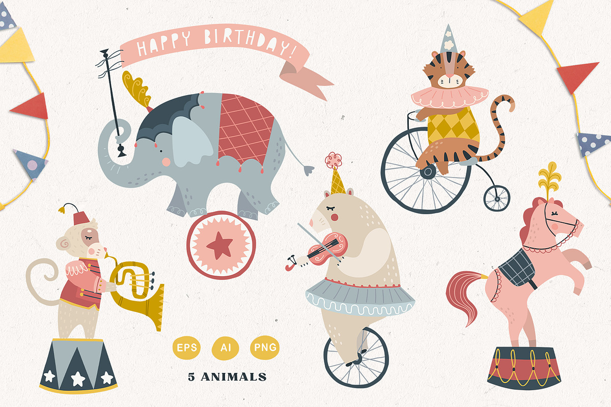 Circus Animals, an Animal Illustration by Lori Room (Photo 2 of 10)