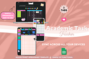 Academic Task Tracker Spreadsheet, a Stationery Template by bellaROSEworkshop (Thumbnail 4 of 6)
