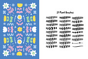 Playful Floral Procreate Brushes, a Brush Add-On by Pencil Twist (Thumbnail 2 of 10)