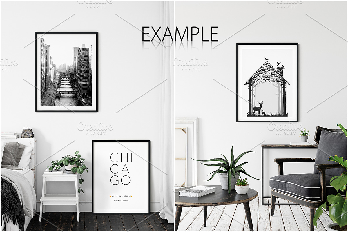 Frames & Walls Scandinavian Bundle-3, a Print Template by Yuri-U (Photo 21 of 42)