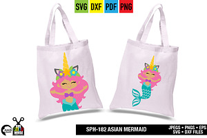 Asian Mermaid Unicorn SPH-182