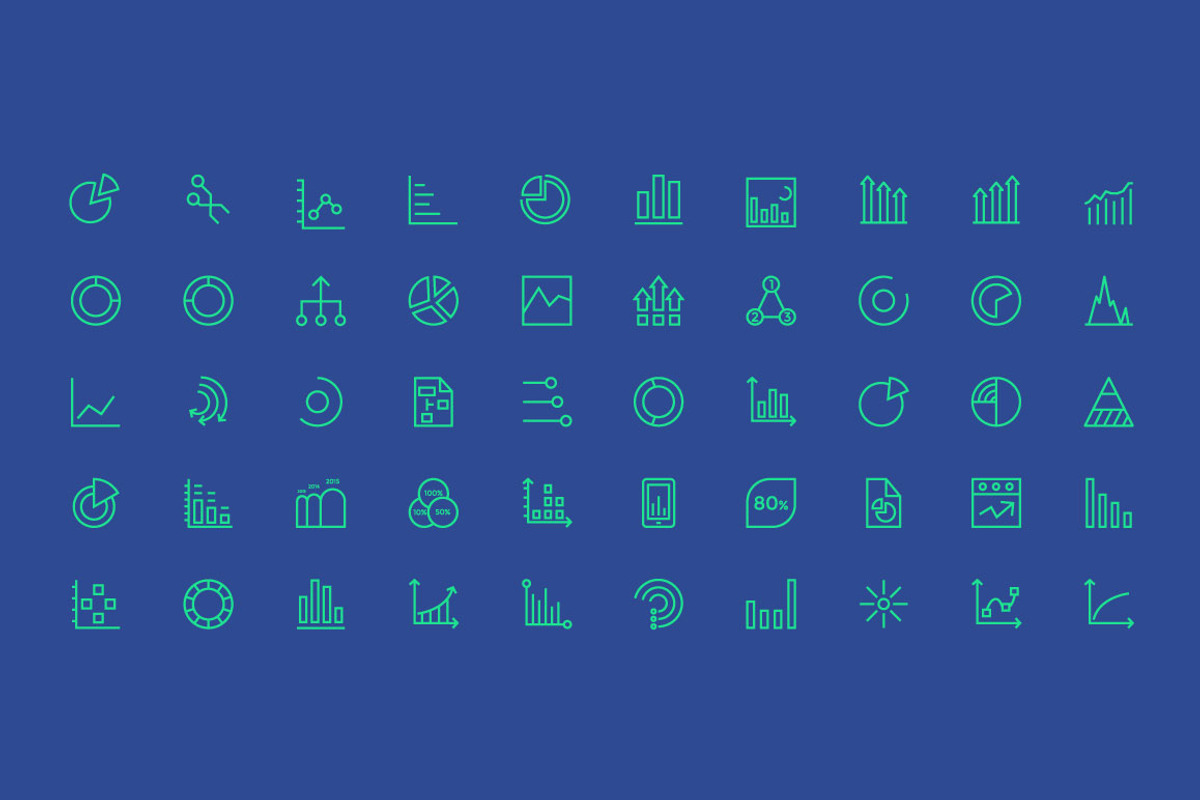 100+ Infographic Line Icons Set preview 2