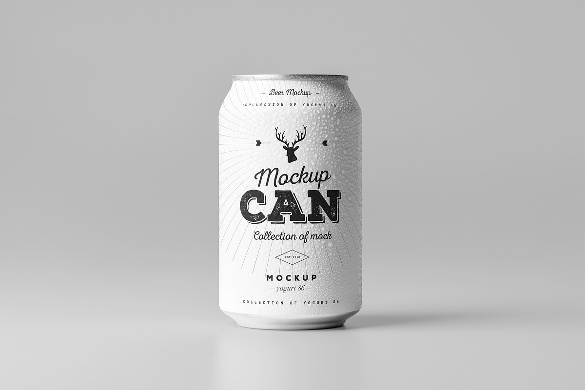 Can Mock-up 6, a Cups & Container Mockup by Yogurt86 (Photo 3 of 9)