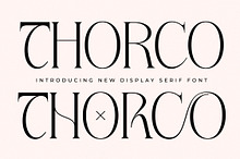 Thorco New Display Serif Font