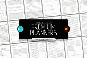 Premium Editable Planner Templates