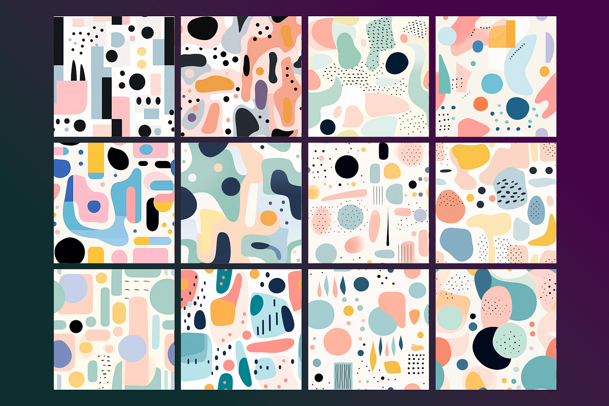 Boho Pastel Seamless Pattern, a Pattern Graphic by Forhadx5 (Photo 6 of 12)